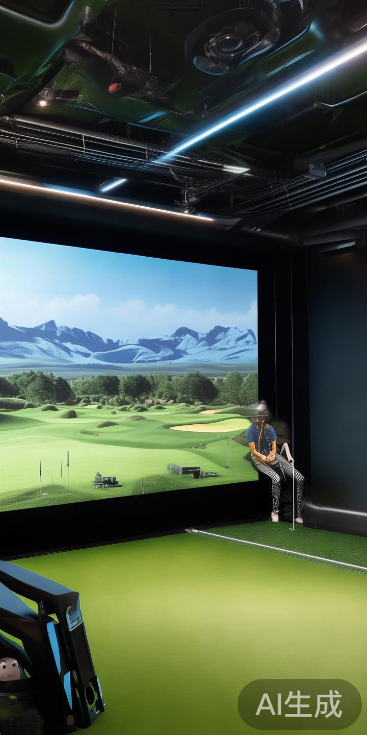 首先，平台引入先进的模拟高尔夫设备，配备高精度传感